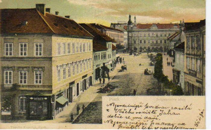 Psek -Jungmanova ulice 1905